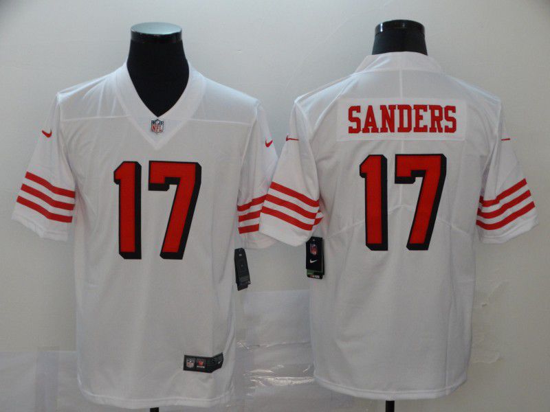 Men San Francisco 49ers #17 Sanders White New Nike Vapor Untouchable Limited NFL Jersey